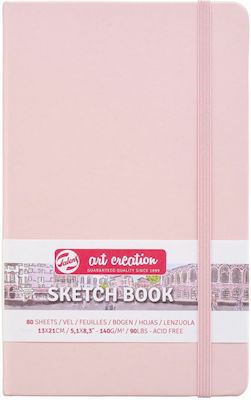 Royal Talens Μπλοκ Ελεύθερου Σχεδίου Art Creation Sketch Book Ροζ 13x21εκ. 140 γρ. 80 Φύλλα