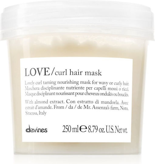 Davines Love Curl Μάσκα Μαλλιών για Ενυδάτωση 250ml