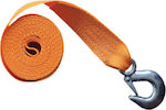 Eval Tie Down Strap Polyester with Galvanized Hook 6mx50mm Orange