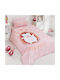 Beauty Home Kids Duvet Set Single with Pillowcase Pink 160x240cm