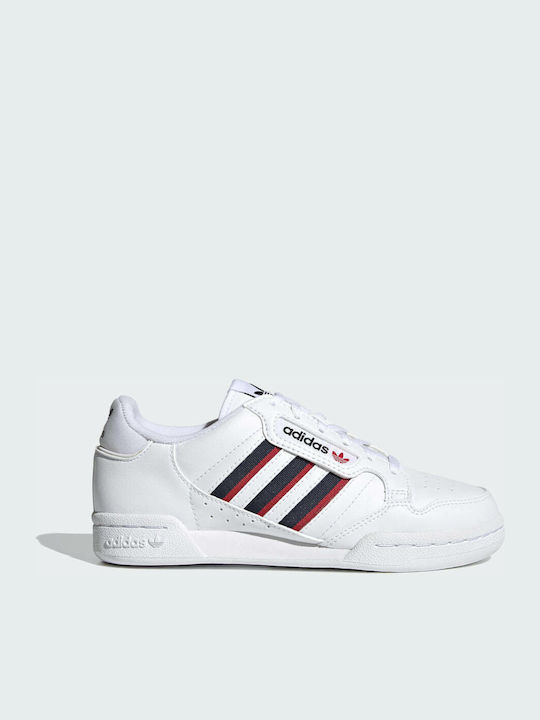 Adidas Παιδικά Sneakers Continental 80 Stripes Cloud White / Collegiate Navy / Vivid Red