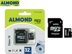 Almond microSDHC 32GB Clasa 10 cu adaptor
