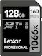 Lexar Professional 1066x SDXC 128GB Klasse 10 U3 V30 UHS-I