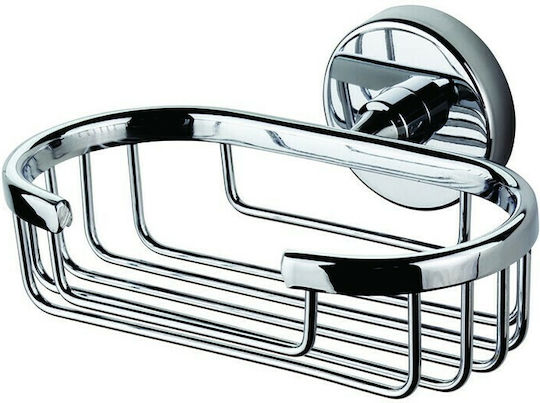 Tema Tavă De Săpun Metalică Gri Montată Pe Perete