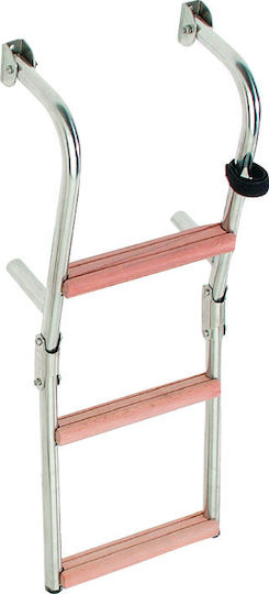 Eval Bootsleiter mit 4 Stufen Klappleiter mit 4 Stufen 86x26cm