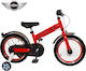 MINI Licensed 16" Παιδικό Ποδήλατo BMX Κόκκινο
