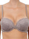 Lormar Double Pizzo Bra with Light Padding Beige