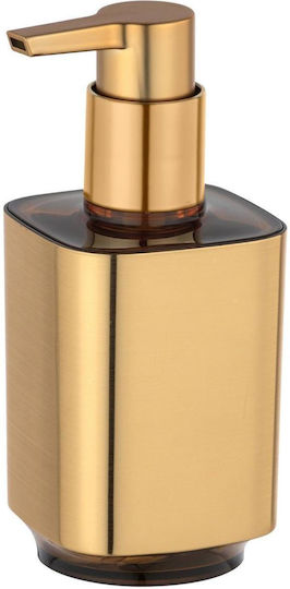 Wenko Auron Επιτραπέζιο Dispenser Πλαστικό Χρυσό 250ml