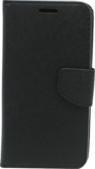 Versa Fancy Brieftasche Synthetisches Leder Schwarz (Galaxy A12)