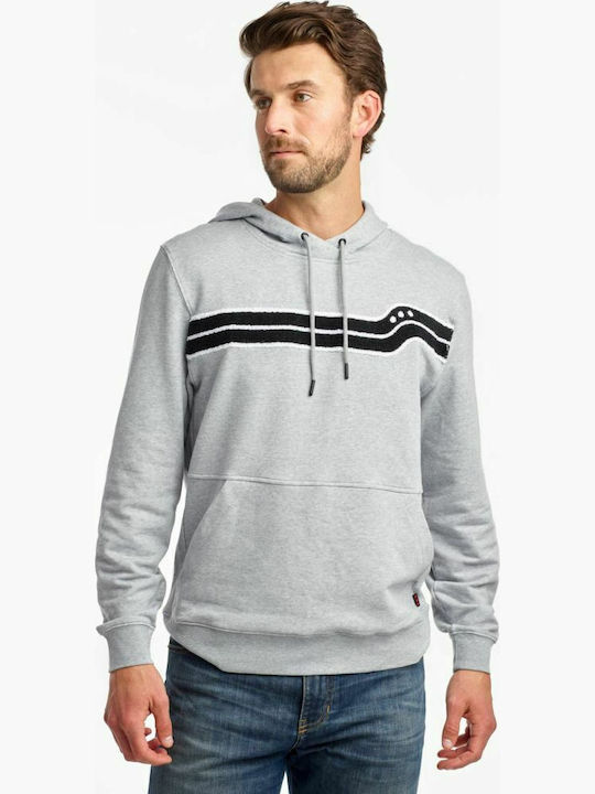 Saucony Midweight Graphic Gray with Hood