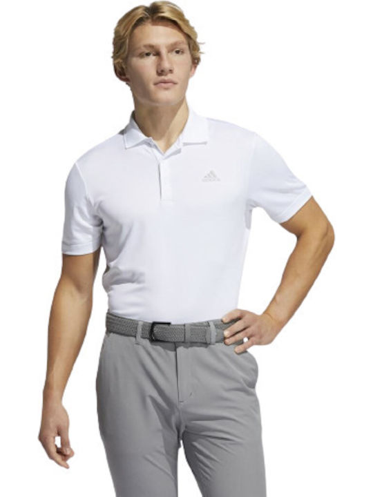 Adidas Golf Performance Primegreen Men's Short Sleeve Blouse Polo White