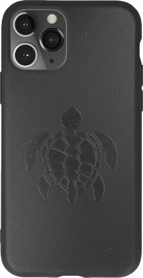 Forever Bioio Turtle Back Cover Σιλικόνης Μαύρο (iPhone 11 Pro Max)