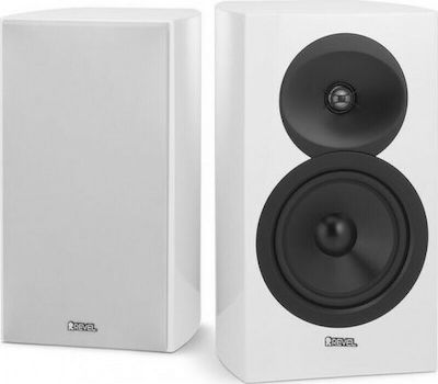 Revel M16 Paar Hi-Fi Lautsprecher Buch selbst 120W 2 Anzahl von Fahrern B22xT27xH37cm. Weiß