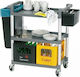 Bartscher Hotel Plastic Housekeeping Cart with Dimensions W83xD41.5xH95cm. 1pcs