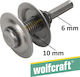 Wolfcraft 2116000 Axle Screw base 10x6mm Polisher 10