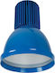 Elmark Commercial Bell Light 30W Cool White 2400lm with Built-in LED Blue Ø22xH28cm