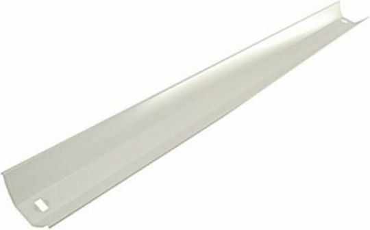 Aca Ersatzreflektor für Leuchten Aluminiumreflektor 120cm für Einzel-T8-Leuchte Weißer 40Stück FLER120