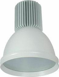 Elmark Commercial Bell LED Light 30W Cool White 2400lm with Built-in LED White Ø22xH28cm