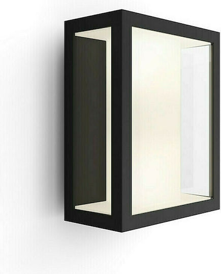 Philips Impress Wall-Mounted Outdoor Ceiling Light LED IP44 8W with Cool White Light 24x11.7x19εκ.
