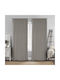 Lino Home Curtain with Pencil Pleat Renas 224 Greige 300x280cm