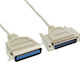 InLine Кабел RS232 25-пинов мъжки към Паралелен 36-пинов мъжки 2м (11442) 1бр