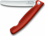 Victorinox Foltable Paring Taschenmesser Überleben Paring Red mit Klinge aus Rostfreier Stahl