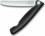 Victorinox Foltable Paring Pocket Knife Survival Paring Black with Blade made of Stainless Steel