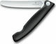 Victorinox Foltable Paring Taschenmesser Überleben Paring Black mit Klinge aus Rostfreier Stahl