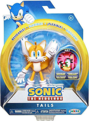 Jakks Pacific Miniatur-Spielzeug Sonic The Hedgehog Tails Sonic für 3+ Jahre 10cm (Verschiedene Designs/Sortimente von Designs) 1 Stk JPA40052