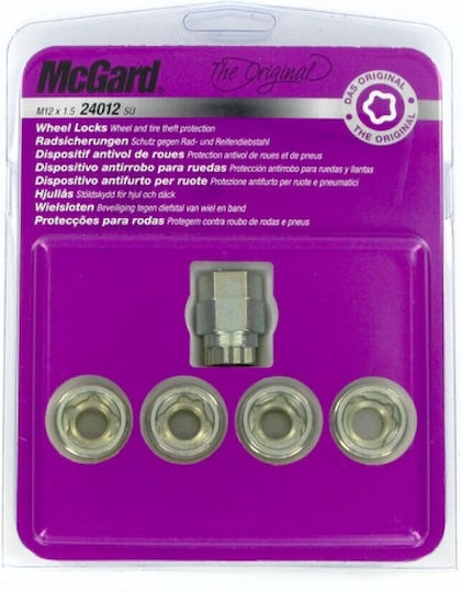 Lampa Security Nuts 12x1.5 (19/21) Conical Short 5pcs