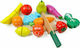 Ecotoys Wooden Children's Fruits And Vegetables Made Of Wood For Ages 3+ 13pcs HM015202