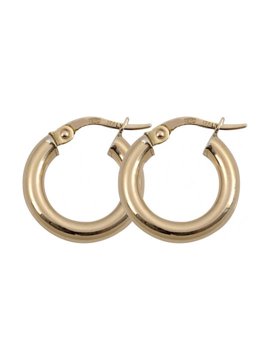 14K Gold Earrings Hoops KR6007O