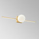 Luma Modern Lamp Wall with Socket G9 Gold 90x16cm