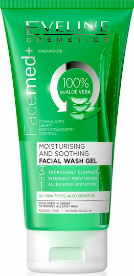 Eveline Facemed + Aloe Vera Gel Καθαρισμού Προσώπου 150ml