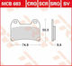 TRW Motorcycle Brake Pads Lukas Brake Pads for Ktm / Yamaha / Aprilia for Aprilia Dorsoduro / Dorsoduro 750 / RST 1000 / RSV 1000 / Tuono / RSV4 Ducati Hypermotard / Monster / Multistrada Ktm DUKE / 640 Duke / 1290 Super Adventure Yamaha XJR