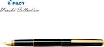 Pilot Urushi 14Κ Writing Pen Fine Black