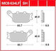 TRW Motorcycle Brake Pads Lukas Mcb634 Brake Pads for Piaggio One