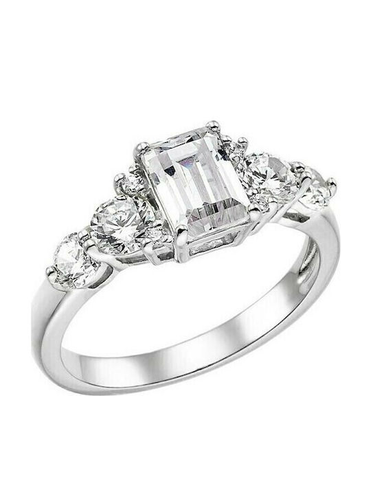 Vogue Single Stone from Silver