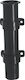 Lalizas Rod Holder from Plastic 22.5cm Black