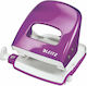 Leitz Wow 5008 Paper 2-Hole Puncher with Guide for 30 Sheets