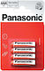 Panasonic Μπαταρίες Zinc AAA 1.5V 4τμχ
