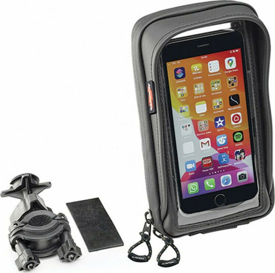 Kappa Moto KS958B Halterung Telefon Motorrad mit Koffer für Lenkrad Lenkradhalterung für GPS & Smartphone