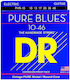 DR Pure Blues Набор Струни За Електрическа Китара Чист Никел 10 - 46 Medium