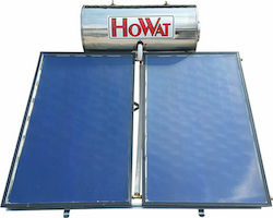 Howat Inox Ηλιακός Θερμοσίφωνας 200 λίτρων Inox Τριπλής Ενέργειας με 3τ.μ. Συλλέκτη