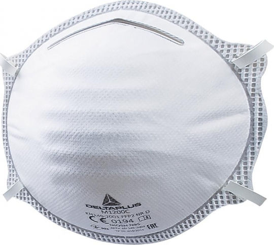 Delta Plus M1200 Half-Masks FFP2 Protective Mask FFP2 White 1pcs