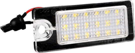 M-Tech Φώτα Πινακίδας Led 12V για Volvo S60 / S80 / V70 / XC 70 / XC 90 2τμχ