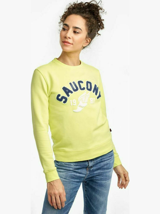 Saucony Women's Sweatshirt Yellow SAW800344-SL