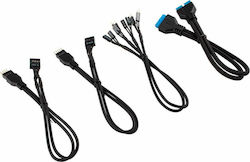 Corsair Premium Individually Sleeved PSU Cables Pro Kit Type 4 Gen 4 - Cable Black (CP-8920222)