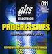 GHS Strings Progressives Einstellen E-Gitarrensaiten 11 - 50" Medium