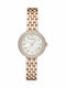 Emporio Armani Women's Watch with Pink Gold Metal Bracelet
